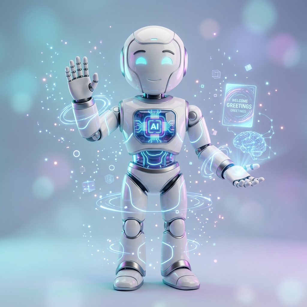 ShareWynk Official 3D AI Robot Mascot